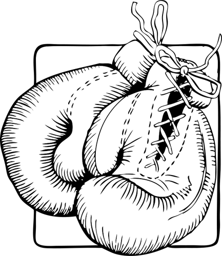 Boxing gloves vector graphics