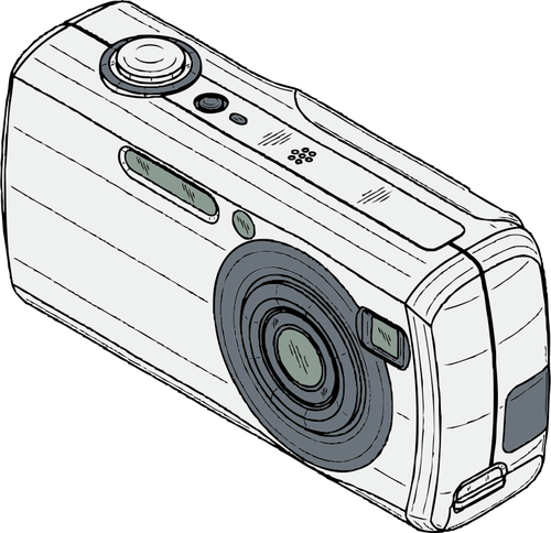 Camera digitala vector de desen