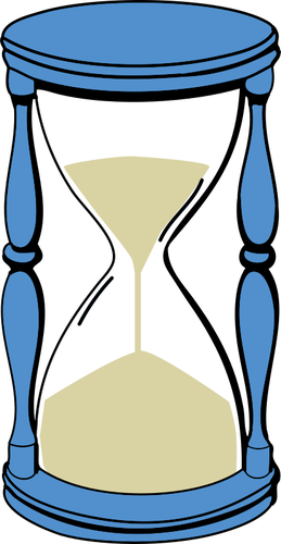 Sand timeglass vektor image
