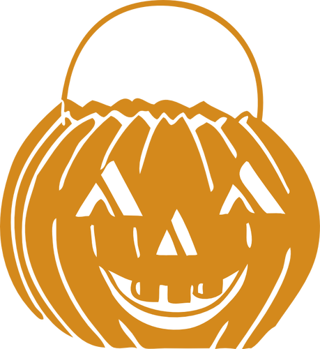 Vector graphics voor een Halloween basket