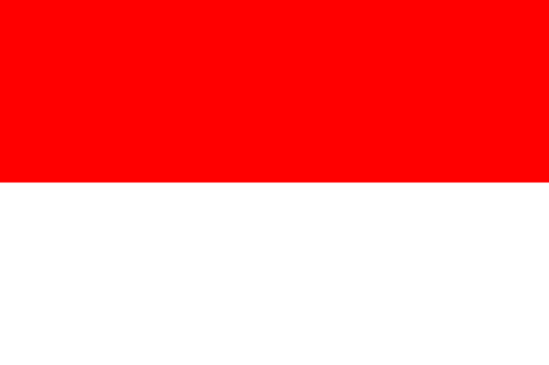 Флаг Бремен 1874-1918 векторное изображение