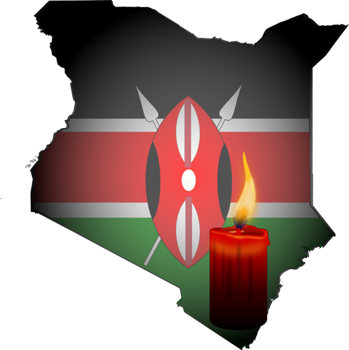 Kenia czuwanie wektor clipart
