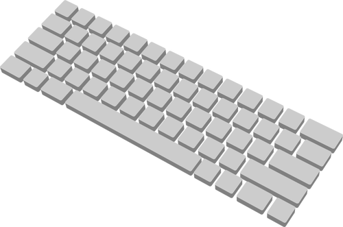 Computer keyboard 3D