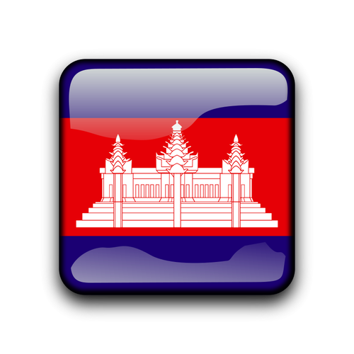 Vector drapeau Cambodge