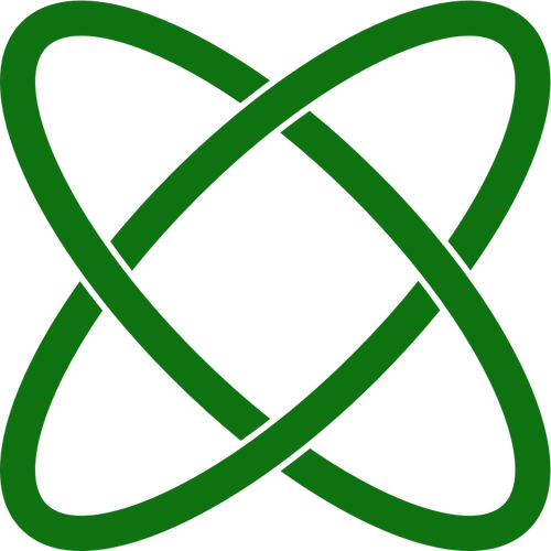 Graphiques vectoriels du signe chemin atom