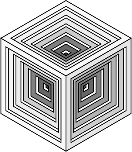 Гравированные куб