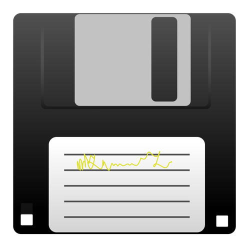 Vector afbeelding van een floppy disk