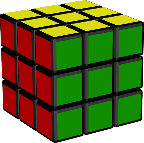 Rubiks kubus van raadsel