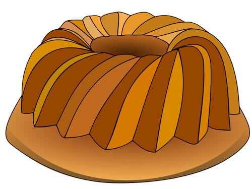 Vectorafbeeldingen van flan spons cake
