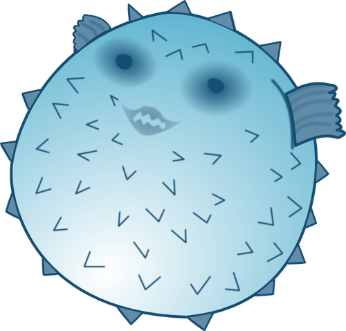 Blowfish vektorbild