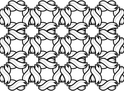 黒と白のパターンの背景のベクトル画像