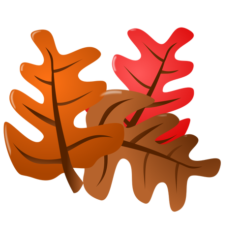 Vector de la imagen de hojas de otoño