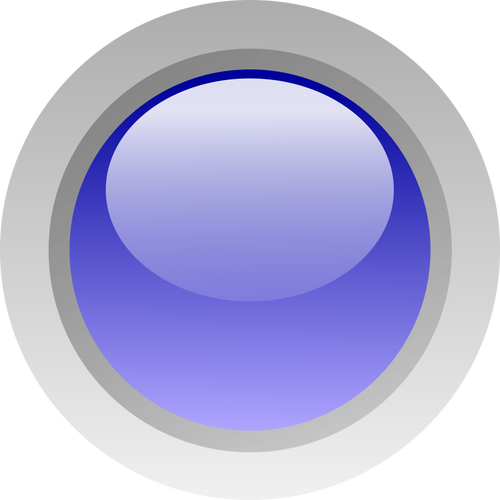 אצבע גודל הכפתור הכחול בתמונה וקטורית