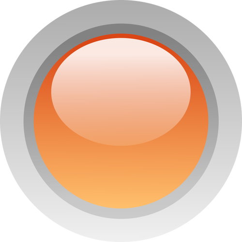 指サイズのオレンジ色のボタンのベクトル描画