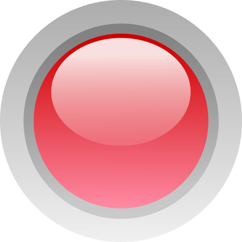 Prst velikosti červené tlačítko vektorový obrázek