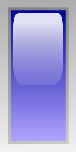 Rektangulær blå boks vector illustrasjon