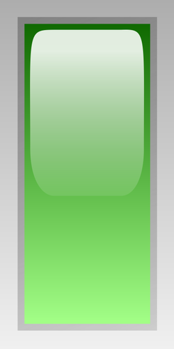 Arte Caja rectangular verde vector clip