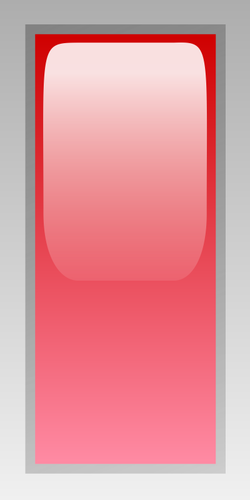 Rektangulär röd ruta vektor ClipArt