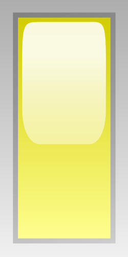Rektangulär gul låda vektor illustration