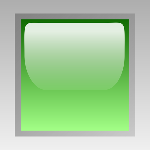 LED cuadrado verde vector dibujo