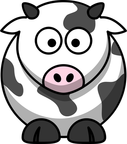 Vektorikuva moo lehmästä