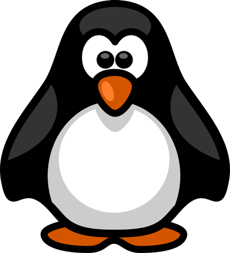 Векторные картинки милый пингвин игрушка