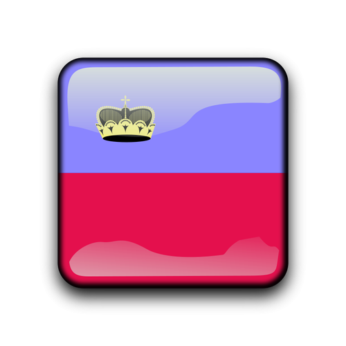 Флаг Лихтенштейна вектор
