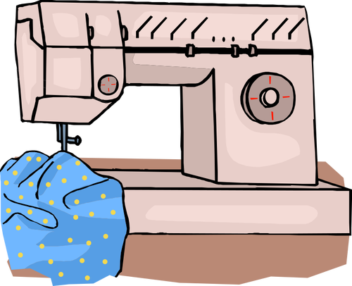 Disegno vettoriale di macchina da cucire
