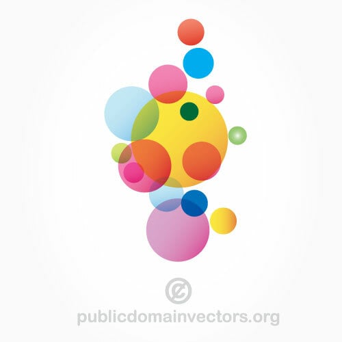 Vector logo de burbujas