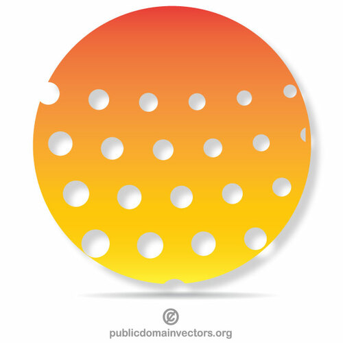 Logo konsept med prikker