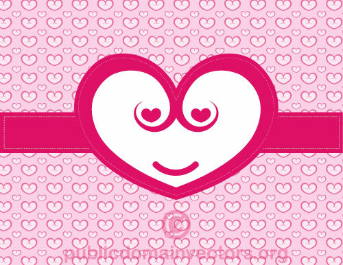 Heart for Valentine vector art