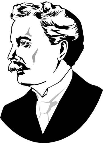 Luther Burbank vector image