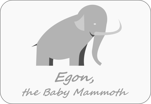 Baby mammut