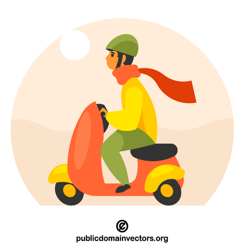 Guidare uno scooter