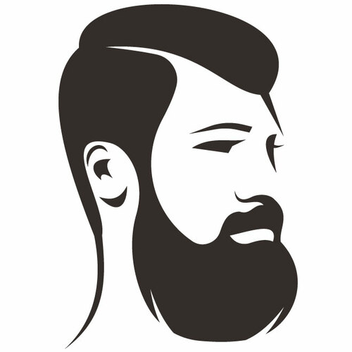 Pria Bearded clip art grafis