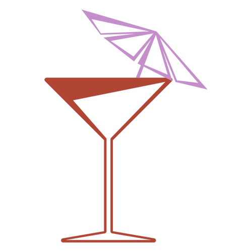Martini vidro vetor clip-art