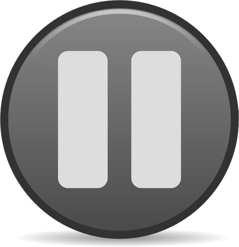 Ícone do emblema em pausa