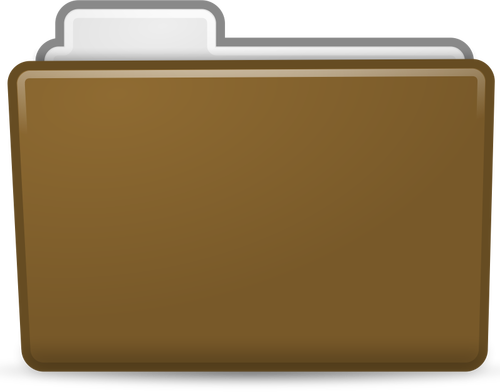 Brown folder
