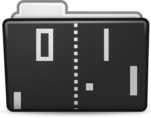 Vektorgrafikk utklipp av svart og grått ikon
