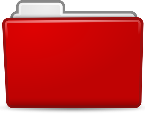 Icon folder merah