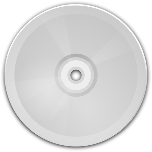 CD-symbolet med refleksjon vektor image