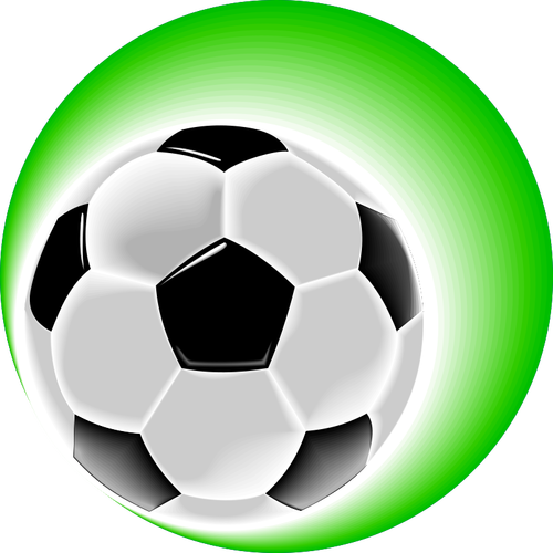 Ilustraţia vectorială de minge de fotbal