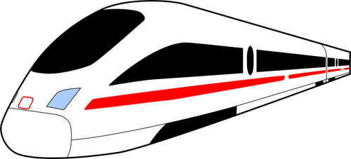 インターシティ エクスプレス鉄道ベクトル画像