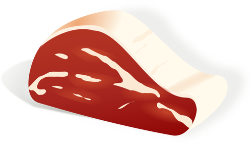 Illustration vectorielle de morceau de viande