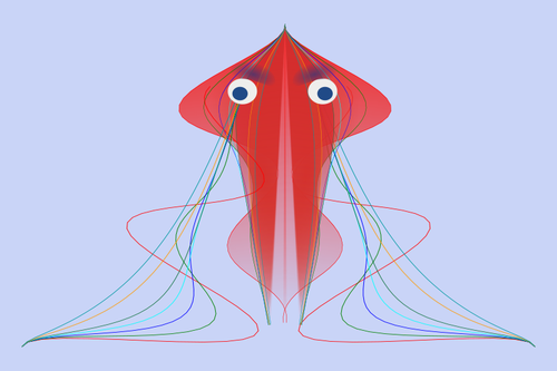 Ubur-ubur vektor gambar