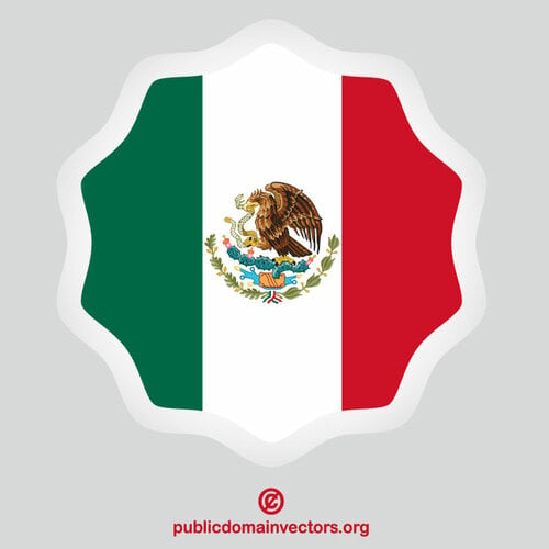 Flagget Republikken Mexico