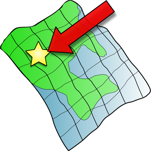 Ciufulit hartă vectorială imagine