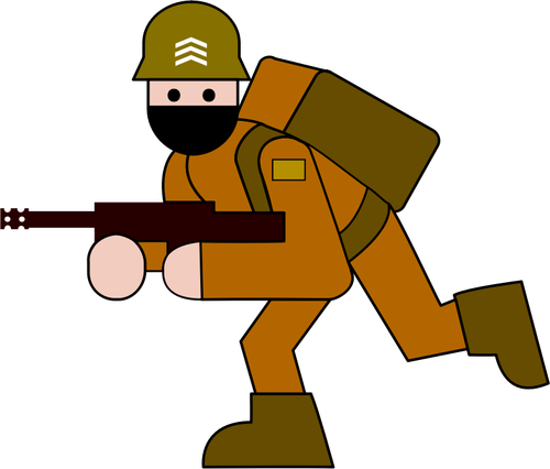 Военная солдат