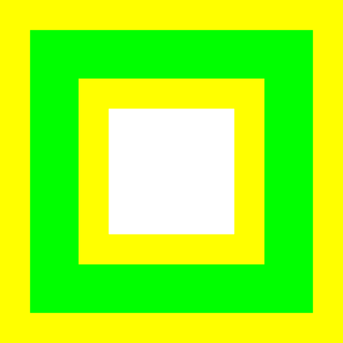 Imagem vetorial quadrado verde e amarelo