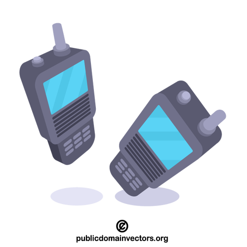 Mobil walkie-talkie-radioenhet
